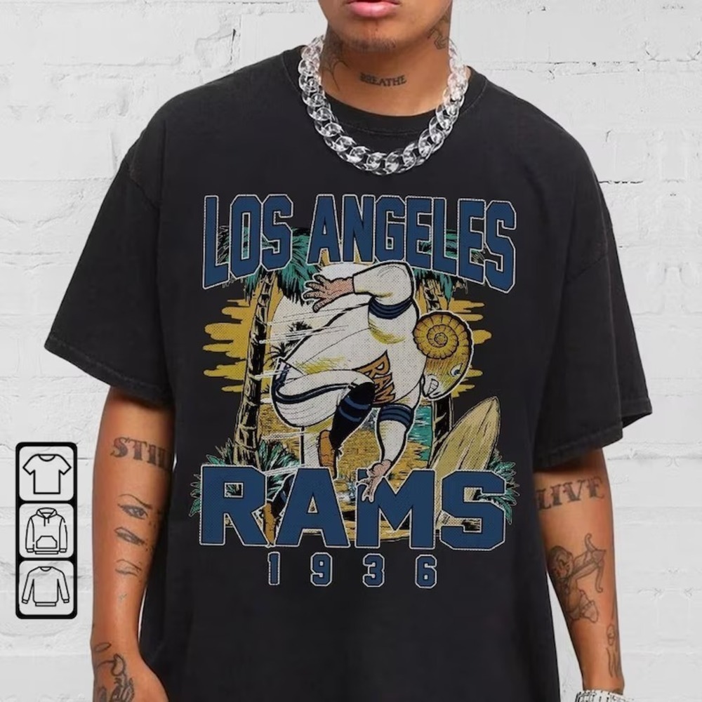 Los Angeles Ram Shirt, Los Angeles Football Tee